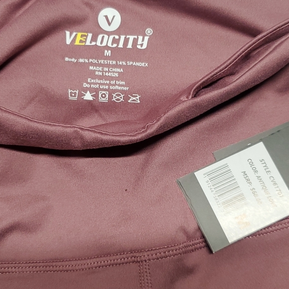 Velocity Women's High Rise Capri Length Leggings - Picture 13 of 13